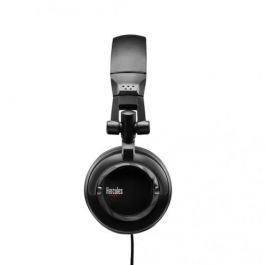 Hercules HDP DJ45 Auriculares Diadema Negro Música Alámbrico 5 cm Supraaural 20-20000 Hz Cable 1 m Negro Adaptador 6,3 mm