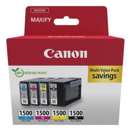 Canon Multipack PGI-1500 / CLI-1510 BK+C+M+Y - 4 Cartuchos Originales para impresoras MAXIFY MB2050, MB2150, MB2350, MB2750 y similares (Ref: 9218B006) Precio: 56.6900004. SKU: B1HC88NZEX