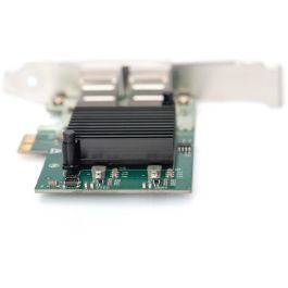 Digitus Tarjeta PCI Express Gigabit Ethernet Dual 2 Puertos 1000 Mbit/s para Servidor con Chip Intel 82575EB