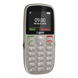 Gigaset GL395 Teléfono Móvil para Personas Mayores Dual SIM, Resistente al Polvo y Salpicaduras, con Botones Grandes, Silver