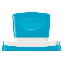 X'stamper Sello Personalizable Q-26, Rojo, Medidas 16x83 mm, Preentintado y Rellenable