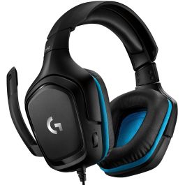 Logitech G432 Auriculares Gaming Cableados con Micrófono Sonido Envolvente DTS Headphone:X 2.0 Transductores 50mm USB Jack 3.5mm Negros