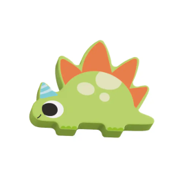 Imaginovo Puzle Infantil Madera 3D Dinosaurios +12 Meses 8 Piezas 29,5x22x1,7cm