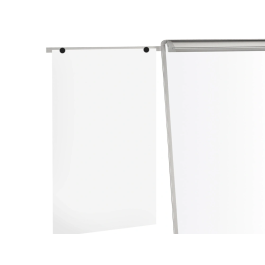 Q-connect Pizarra Blanca Trípode con Brazos Extensibles 70x100cm Superficie Laminada