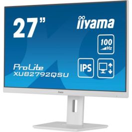 MONITOR IIYAMA 27"/2560 x 1440/3.7 MPX/WQHD/100Hz/250CD/16:9/HDMI/LED/BLANCO MONITOR IIYAMA 27"/2560 x 1440/3.7 MPX/WQHD/100Hz/250CD/16:9/HDMI/LED/BLANCO