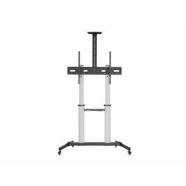 Equip Soporte de Suelo con Ruedas para Pantallas Vesa de 60" a 100", Ajuste de Altura y Giro, Negro