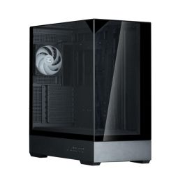 Zalman P40 Prism Black Midi Tower PC Negra para ATX/Micro ATX/Mini-ITX con ventana lateral y bahías 2.5/3.5"