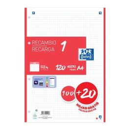 Recambio Oxford School Color 1 A4 100H 90Gr 4 Taladros Cuadric.5X5 Rojo (1 Color En Banda) Precio: 5.50000055. SKU: B179FEGXMB