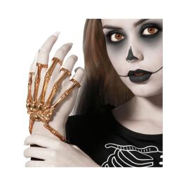 Mano Esqueleto Metálico Dorada para Muñeca - Accesorio Elegante para Disfraces de Halloween, Catrina o Terror Gótico Precio: 4.58999948. SKU: B1DE6GRKBH