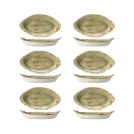 Craft Fuente Oval para Servir con Orejas, Verde, 20 x 11 cm, Vajilla, Fuentes y Rabaneras (Set de 24) Precio: 27.59000013. SKU: B18W7TWSFK