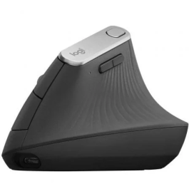 Logitech MX Vertical Ratón Ergonómico Avanzado, RF + Bluetooth + USB-C