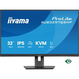 iiyama XUB3297QSNP-B1 Monitor IPS 32" (81.28cm) 2560x1440 100Hz 1ms, USB-C Dock 95W PD, KVM, DisplayPort Out, LAN