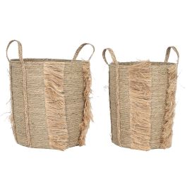 Cesta Tropical DKD Home Decor Natural 42 x 58 x 42 cm Set de 2 Precio: 76.68999965. SKU: B15GB38ER7