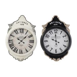 Reloj Pared Chic DKD Home Decor Blanco Negro 6 x 89 x 61 cm (2 Unidades) Precio: 103.19848. SKU: B18446TSMY