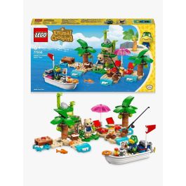 LEGO 77048 Animal Crossing Paseo en Barca con el Capitán Set de Construcción Isla Desierta Munchi Ardilla Personalizable +6 años