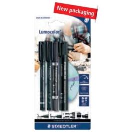 STAEDTLER Lumocolor Marcador Negro, Set de 4 piezas Precio: 24.58999994. SKU: B16E33DWTW