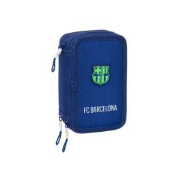Plumier Triple F.C. Barcelona Azul marino 12,5 x 19,5 x 5,5 cm 37 Piezas Precio: 23.50000048. SKU: B165QTQLMF