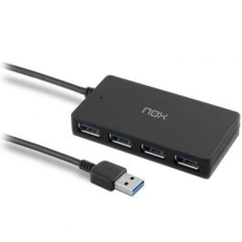 Nox NXLITEHUBONE Hub USB 3.0 Lite Hub One, 4 Puertos, Plug & Play, Compatible con Windows macOS Linux, 5 Gbps Precio: 13.50000025. SKU: S5613469