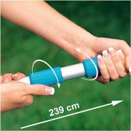 Conjunto de mantenimiento para piscinas con mango telescopico de 239 cm