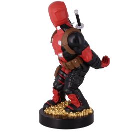 EXQUISITE GAMING Cable Guy soporte figura Deadpool Marvel para mandos y smartphones 21cm