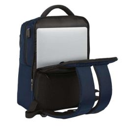 Cartera Escolar Safta Business Black-Blue-Grey Mochila 2 Bolsillos Portatil 15,6-'+Usb 310x130x440 mm Cartera Escolar Safta Business Black-Blue-Grey Mochila 2 Bolsillos Portatil 15,6-'+Usb 310x130x440 mm