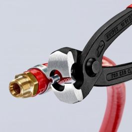 Knipex Alicates de Orejetas con Corte Lateral, Plástico Rojo, 220 mm, Mango Ergonómico, 10 99 I220