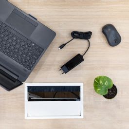 TOOQ Cargador portatil gan USB-C pd 100W, cubico negro