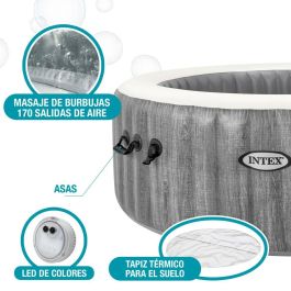 Spa Hinchable Intex Purespa Greywood Deluxe 28442EX 6 plazas 220-240 V 1741 l/h 1089 L