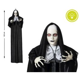 Monja Colgante Halloween Rostro Pálido Ojos Con Luz 120 cm Decoración Terror Precio: 13.59000005. SKU: B12AN6CTFN