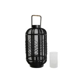 Portavela Colonial DKD Home Decor Negro 25.5 x 46.5 x 25.5 cm Portavela Colonial DKD Home Decor Negro 25.5 x 46.5 x 25.5 cm