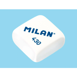 Milan Sacapuntas Compact Touch Duo Plástico 2 Usos con Goma y 2 Recambios de Goma