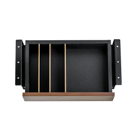 Phoenix technologies Cajón de Escritorio Artisan, Combinación de Madera y Metal, 42x11.5x27.8 cm, con Compartimentos