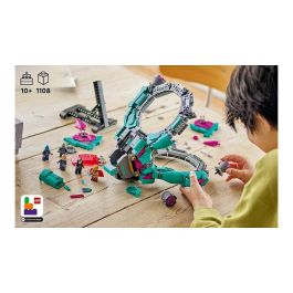 LEGO 76255 Nave de los Nuevos Guardianes Marvel Super Heroes Juego Construcción 1108 Piezas 10+ Años