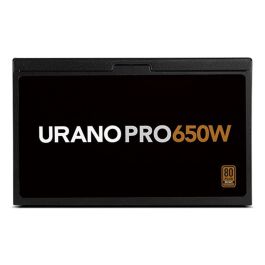 NOX Urano PRO 650W Bronze Unidad de Fuente de Alimentación ATX Negro 85% Eficiencia Continua para Entusiastas