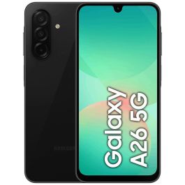 Samsung SM-A266BZKCEUB Smartphone Galaxy A26 5G 256GB 8GB RAM Pantalla 6.7" Super AMOLED 120Hz Cámara 50MP OIS IP67 5000mAh Negro