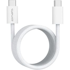 4smarts Cable magnético USB-C RollUp 1.5m blanco