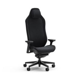Fractal Design FD-CH-RE1A-01 Silla para Videojuegos de PC, Asiento Acolchado, Negro, Peso Máximo Usuario 125 kg