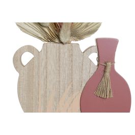 DKD Home Decor Decoración Boho Natural Terracota MDF 4 x 36 x 18 cm (2 Unidades)