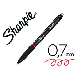 Bolígrafo Sharpie Rojo 0,7 mm (12 Unidades)