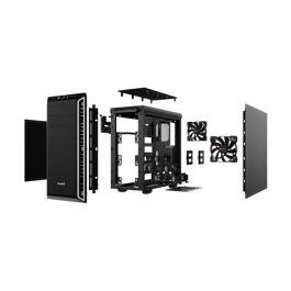 be quiet! PURE BASE 600 silver Midi Tower ATX, micro ATX, Mini-ITX, ABS, Acero para Juego