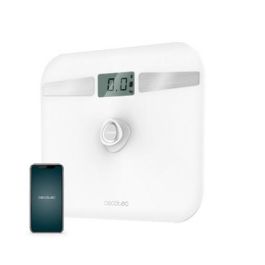 Cecotec 04254 Báscula de Baño Plaza Blanco Báscula Personal Electrónica LCD hasta 180 kg