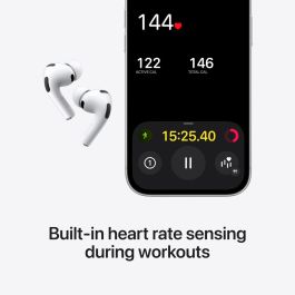 Apple AirPods Pro 3ª gen. Auriculares Inalámbricos Blancos con Cancelación de Ruido y Audio Espacial