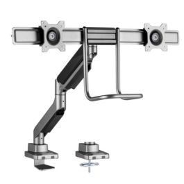 Equip Soporte Mesa Monitor Dual Vesa 17-32 Pulgadas, 9Kg por Pantalla, 100x100mm, Montaje Abrazadera/Ojal Precio: 137.68999948. SKU: B1FK7YZGKA