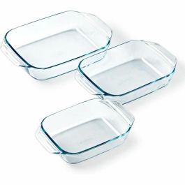 Pyrex PYR3426470296434 Juego de 3 fuentes para horno Rectangular Vidrio 20-25-28 cm Precio: 60.5899998. SKU: B1867TWBZ8