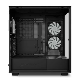 Sharkoon Rebel C60 Caja de Ordenador Midi Tower Negra, Compatible con Fuentes ATX y Espacio para Discos HDD 3.5"/SSD 2.5"