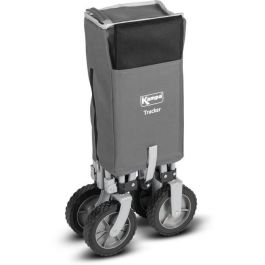 Kampa Trucker Trolley Carro Plegable de 4 Ruedas Gris - Carga 100kg y Ruedas Todo Terreno para Camping, Playa y Hogar Kampa Trucker Trolley Carro Plegable de 4 Ruedas Gris - Carga 100kg y Ruedas Todo Terreno para Camping, Playa y Hogar