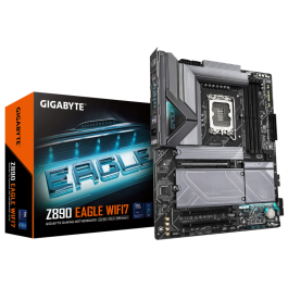 GIGABYTE Z890 EAGLE WIFI7 Placa Base ATX Intel Z890 LGA 1851, DDR5 8800MHz (OC), PCIe 5.0, Wi-Fi 7, LAN 2.5GbE, USB 4.0 para Intel Core Ultra GIGABYTE Z890 EAGLE WIFI7 Placa Base ATX Intel Z890 LGA 1851, DDR5 8800MHz (OC), PCIe 5.0, Wi-Fi 7, LAN 2.5GbE, USB 4.0 para Intel Core Ultra Precio: 246.49999968. SKU: B1G4PYKHE7