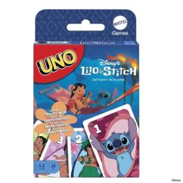 Mattel Juego de Cartas Uno: Edición Lilo & Stitch, el clásico juego de cartas de Disney para Niños y Familias, Edad Recomendada +7 años Precio: 11.49999972. SKU: B1ESFZE3ZY