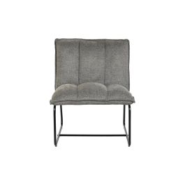 Sillon Urban DKD Home Decor Gris Negro 71 x 77 x 66 cm Sillon Urban DKD Home Decor Gris Negro 71 x 77 x 66 cm