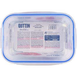 Quttin Fiambrera Extra Rectangular 36 x 25,8 x 11,9 cm 5,6L (4 Unidades)